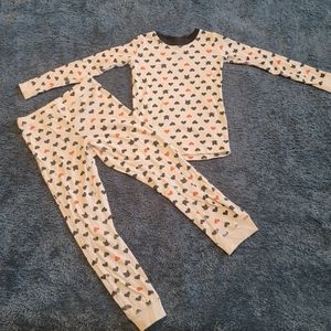 Primary 6-7Y Halloween Hearts & Cats Pajamas